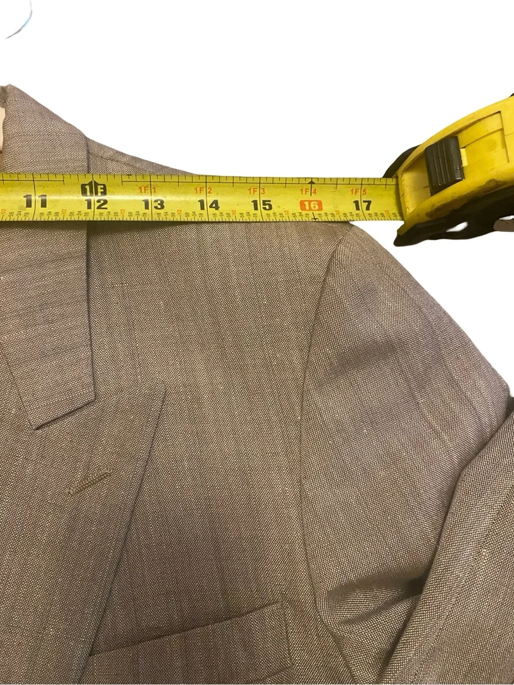 Classic Men's Double-Breasted Blazer in Beige